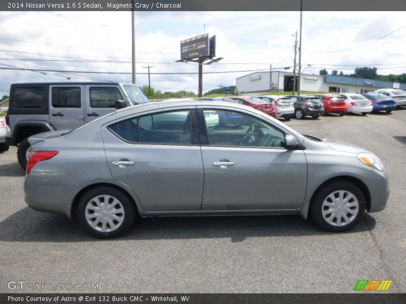 Magnetic Gray / Charcoal 2014 Nissan Versa 1.6 S Sedan