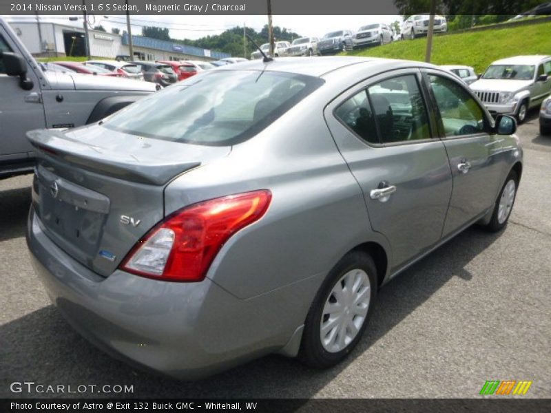 Magnetic Gray / Charcoal 2014 Nissan Versa 1.6 S Sedan