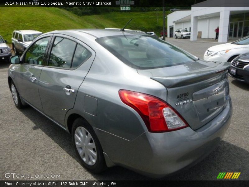 Magnetic Gray / Charcoal 2014 Nissan Versa 1.6 S Sedan