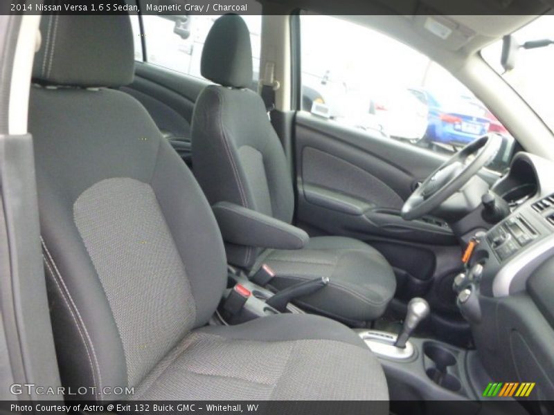 Magnetic Gray / Charcoal 2014 Nissan Versa 1.6 S Sedan