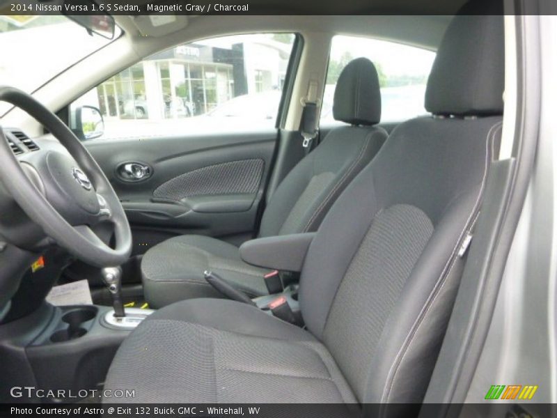 Magnetic Gray / Charcoal 2014 Nissan Versa 1.6 S Sedan