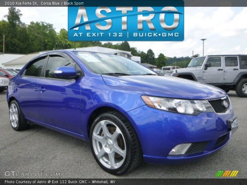 Corsa Blue / Black Sport 2010 Kia Forte SX