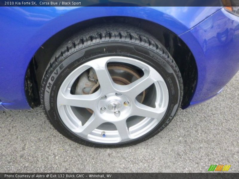 Corsa Blue / Black Sport 2010 Kia Forte SX