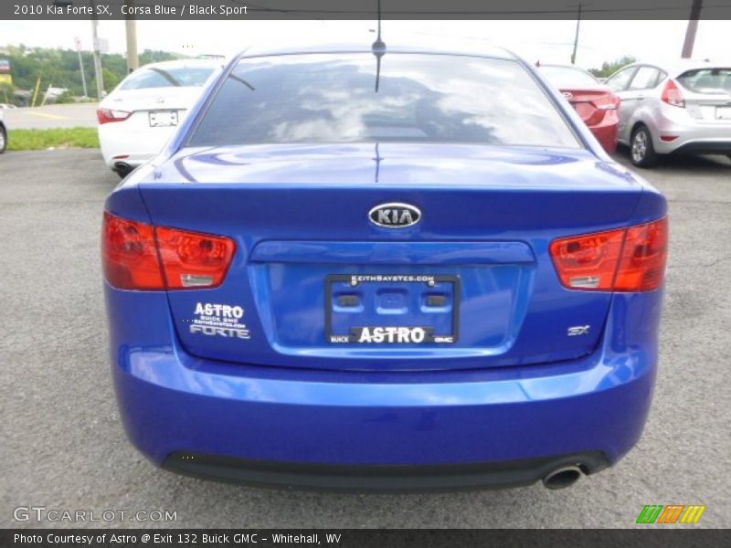 Corsa Blue / Black Sport 2010 Kia Forte SX