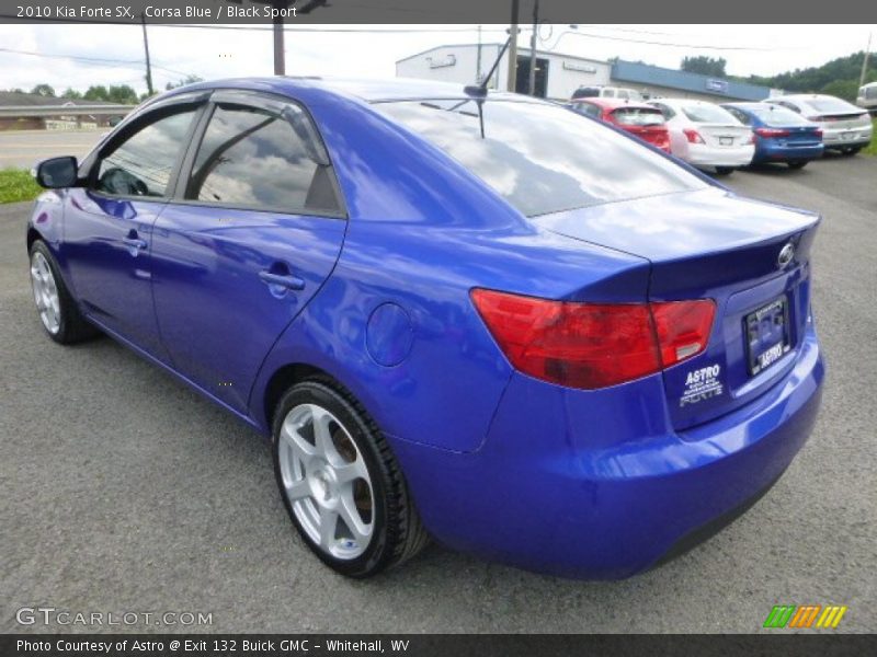 Corsa Blue / Black Sport 2010 Kia Forte SX