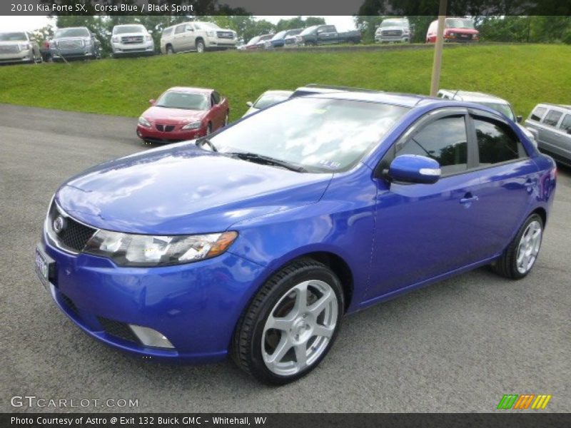 Corsa Blue / Black Sport 2010 Kia Forte SX