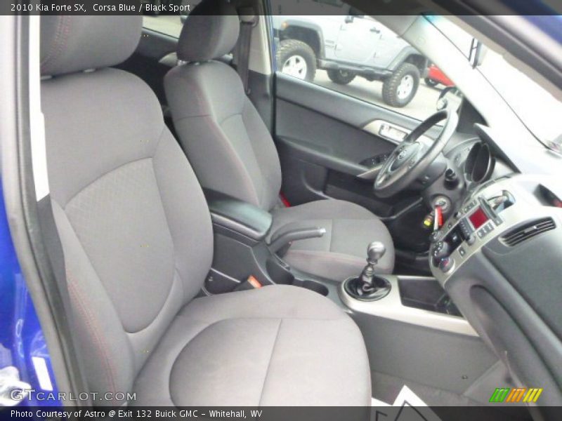 Corsa Blue / Black Sport 2010 Kia Forte SX