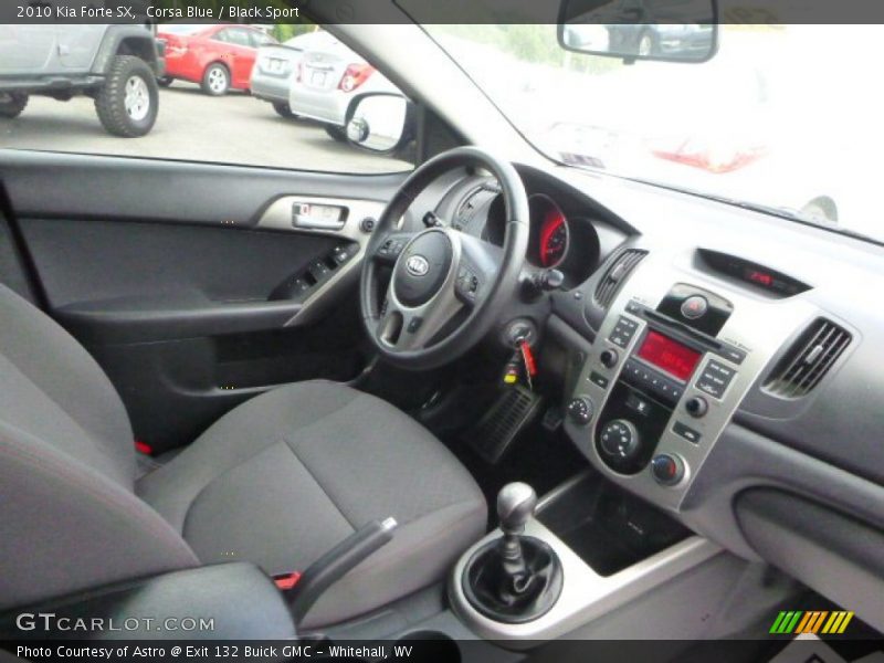 Corsa Blue / Black Sport 2010 Kia Forte SX