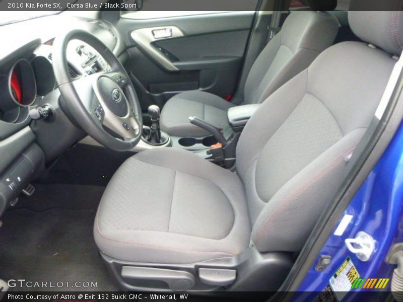 Corsa Blue / Black Sport 2010 Kia Forte SX