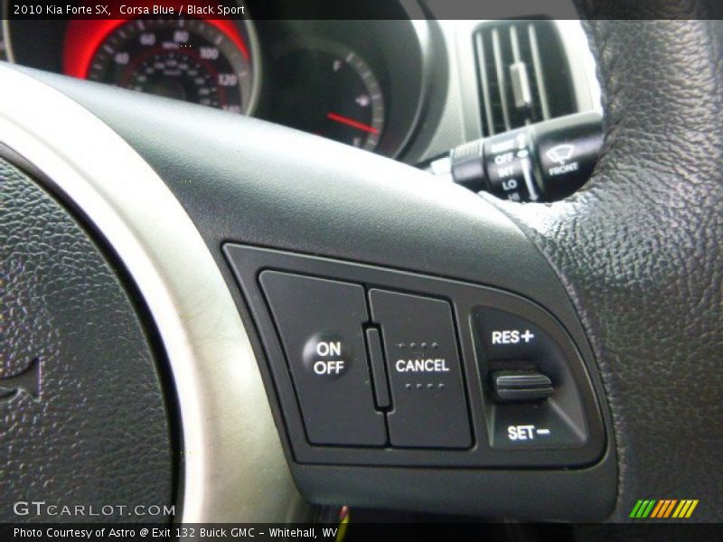 Corsa Blue / Black Sport 2010 Kia Forte SX