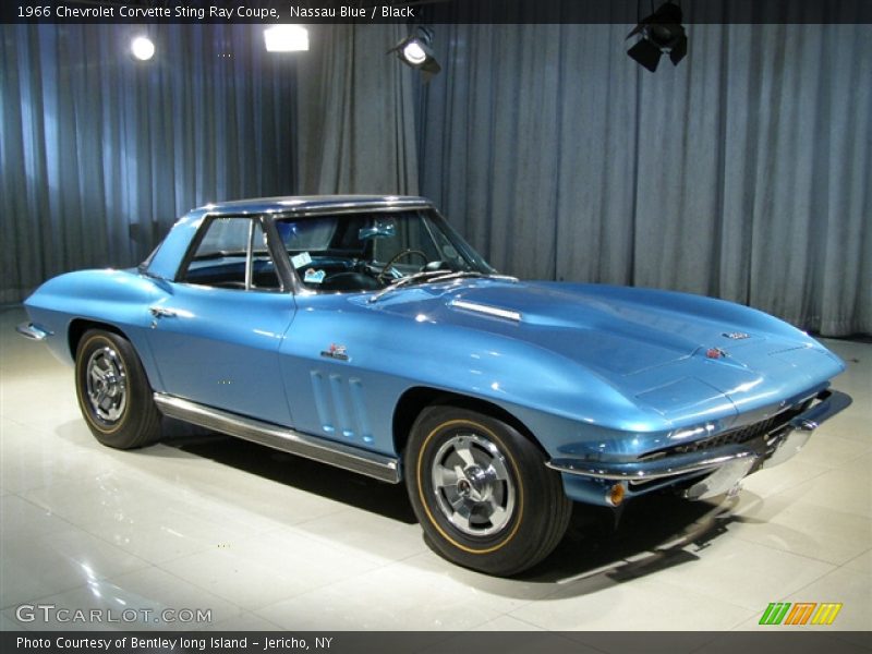 Nassau Blue / Black 1966 Chevrolet Corvette Sting Ray Coupe