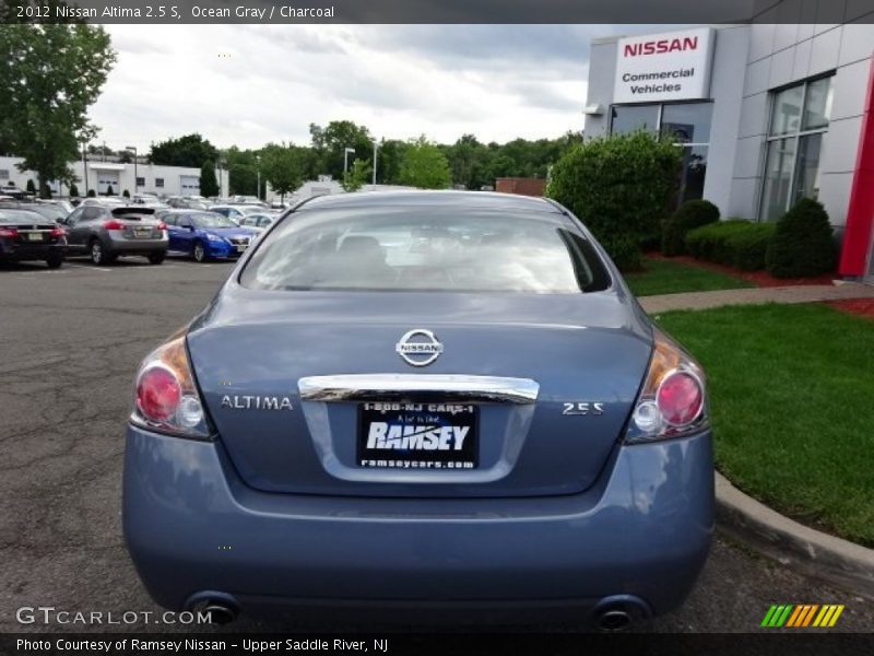 Ocean Gray / Charcoal 2012 Nissan Altima 2.5 S