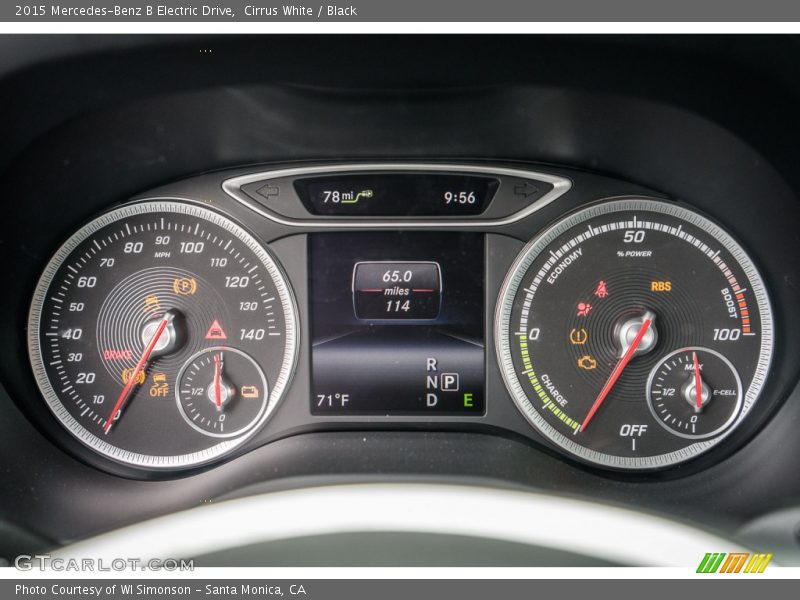 Cirrus White / Black 2015 Mercedes-Benz B Electric Drive
