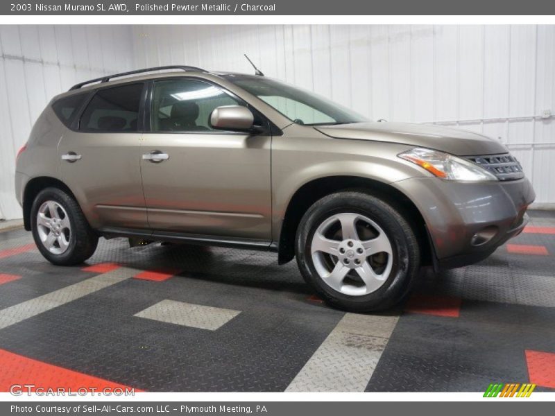 Polished Pewter Metallic / Charcoal 2003 Nissan Murano SL AWD