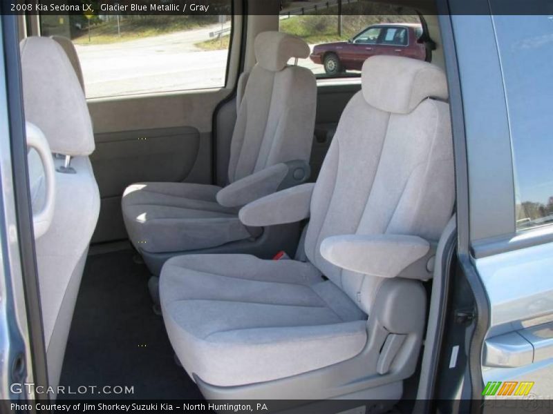 Glacier Blue Metallic / Gray 2008 Kia Sedona LX