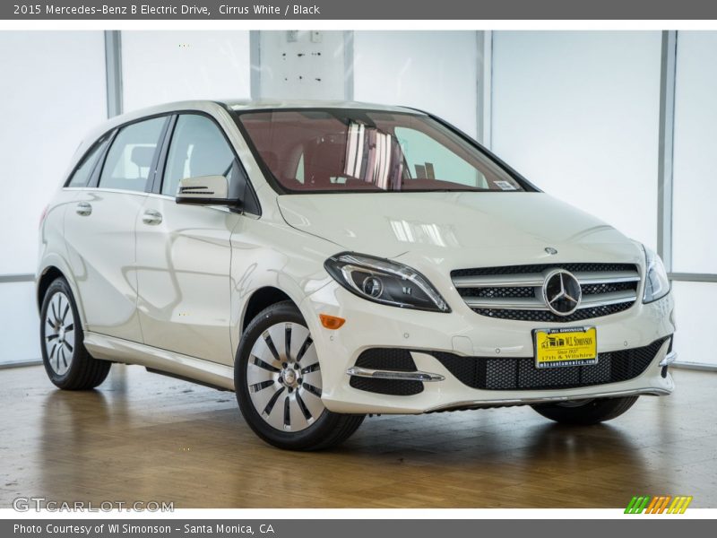 Cirrus White / Black 2015 Mercedes-Benz B Electric Drive