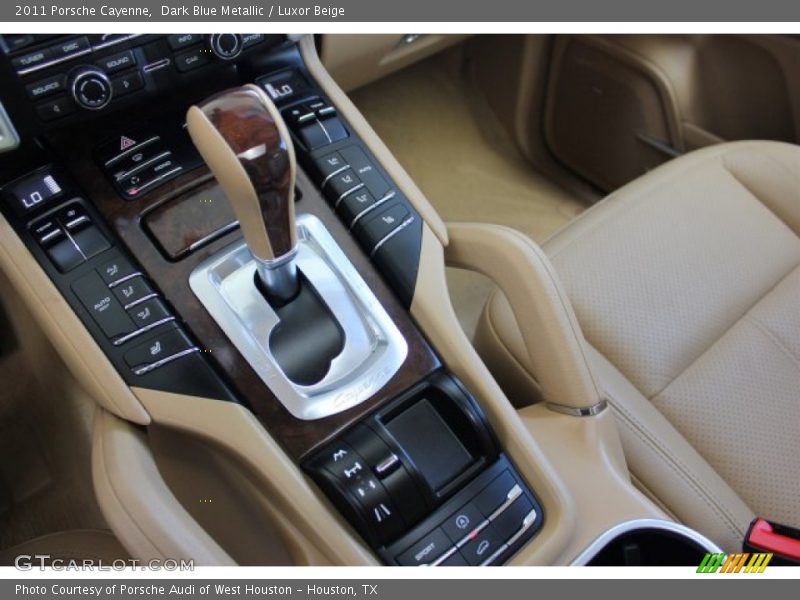 Dark Blue Metallic / Luxor Beige 2011 Porsche Cayenne