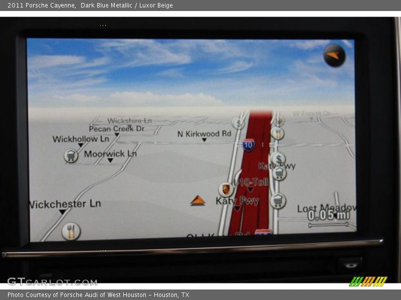 Dark Blue Metallic / Luxor Beige 2011 Porsche Cayenne