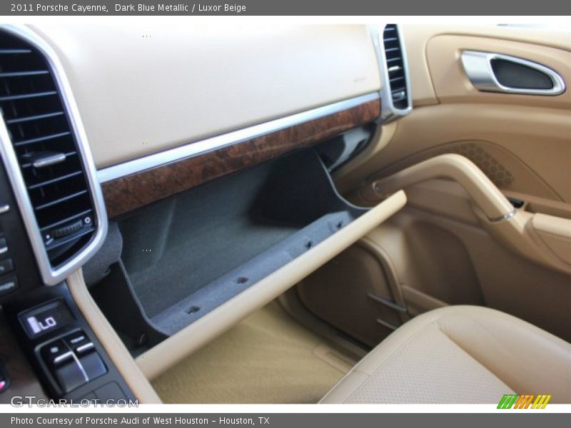 Dark Blue Metallic / Luxor Beige 2011 Porsche Cayenne