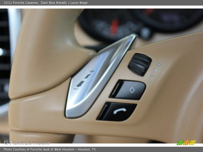 Dark Blue Metallic / Luxor Beige 2011 Porsche Cayenne