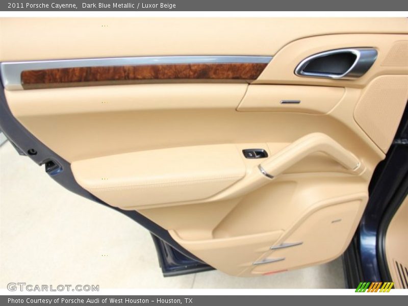 Dark Blue Metallic / Luxor Beige 2011 Porsche Cayenne