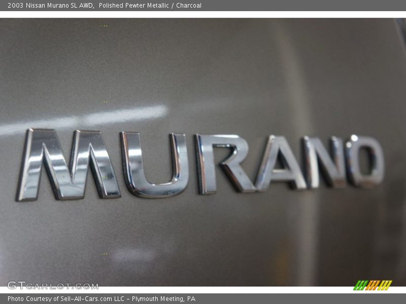 Polished Pewter Metallic / Charcoal 2003 Nissan Murano SL AWD