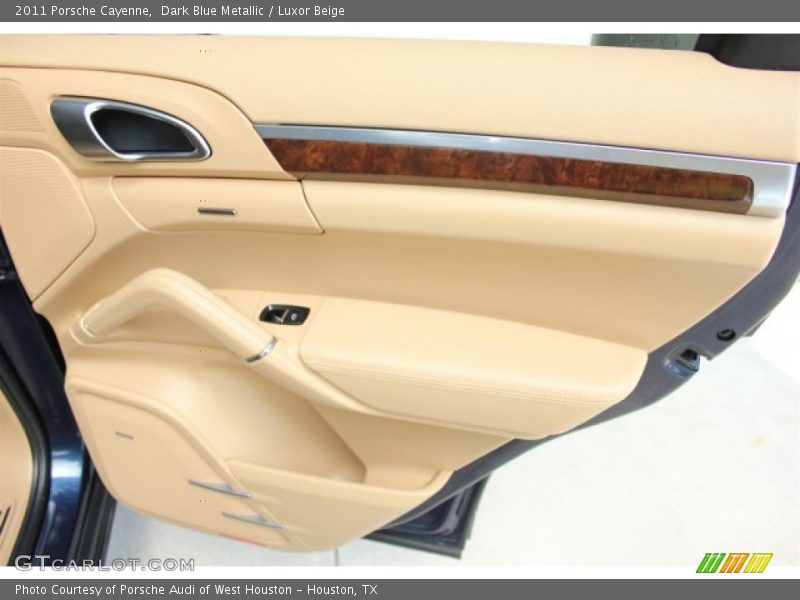 Dark Blue Metallic / Luxor Beige 2011 Porsche Cayenne