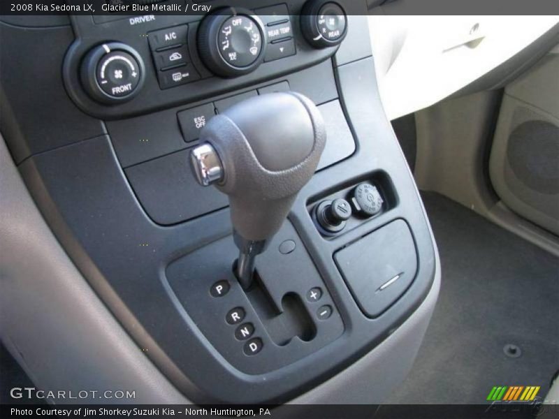 Glacier Blue Metallic / Gray 2008 Kia Sedona LX