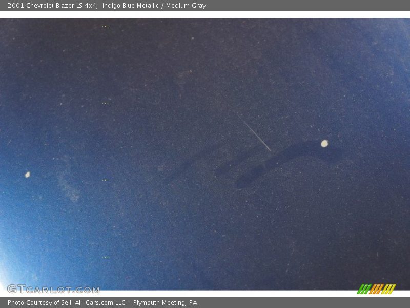 Indigo Blue Metallic / Medium Gray 2001 Chevrolet Blazer LS 4x4