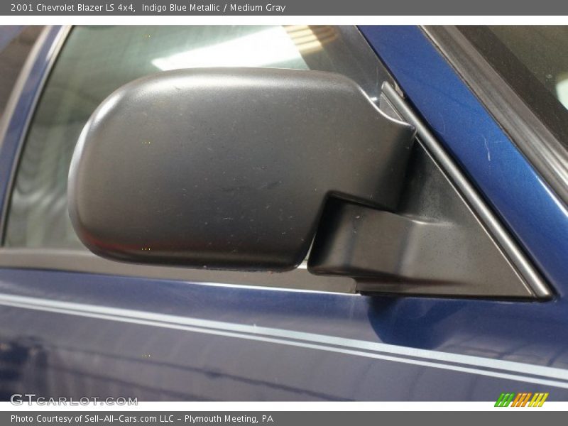 Indigo Blue Metallic / Medium Gray 2001 Chevrolet Blazer LS 4x4