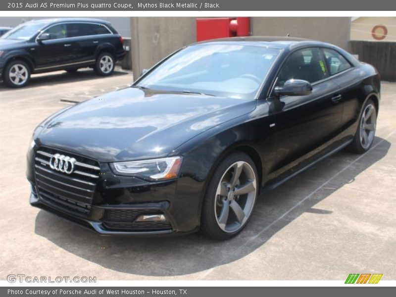 Mythos Black Metallic / Black 2015 Audi A5 Premium Plus quattro Coupe