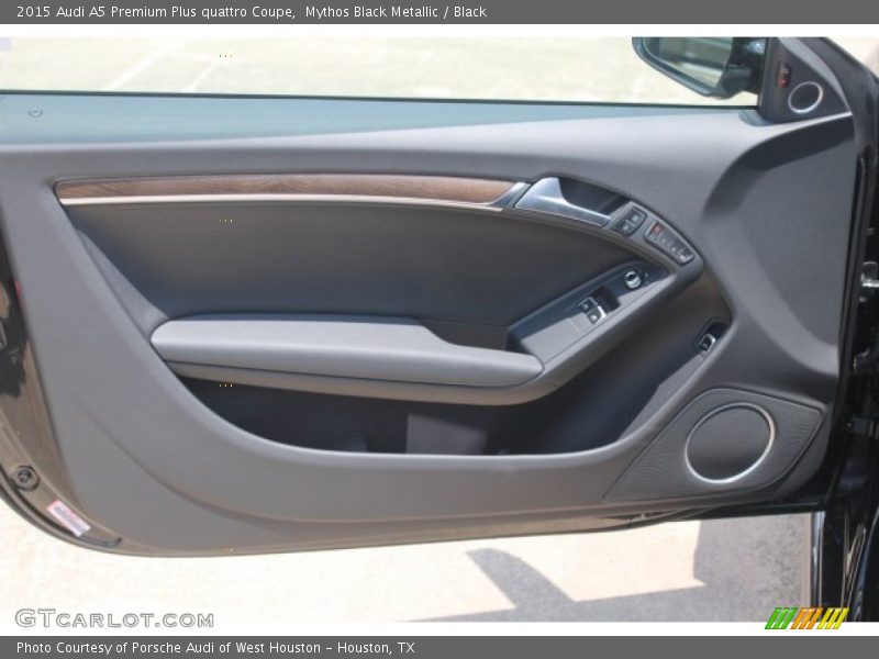 Mythos Black Metallic / Black 2015 Audi A5 Premium Plus quattro Coupe