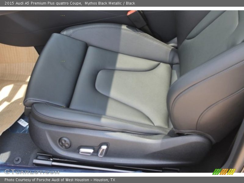 Mythos Black Metallic / Black 2015 Audi A5 Premium Plus quattro Coupe