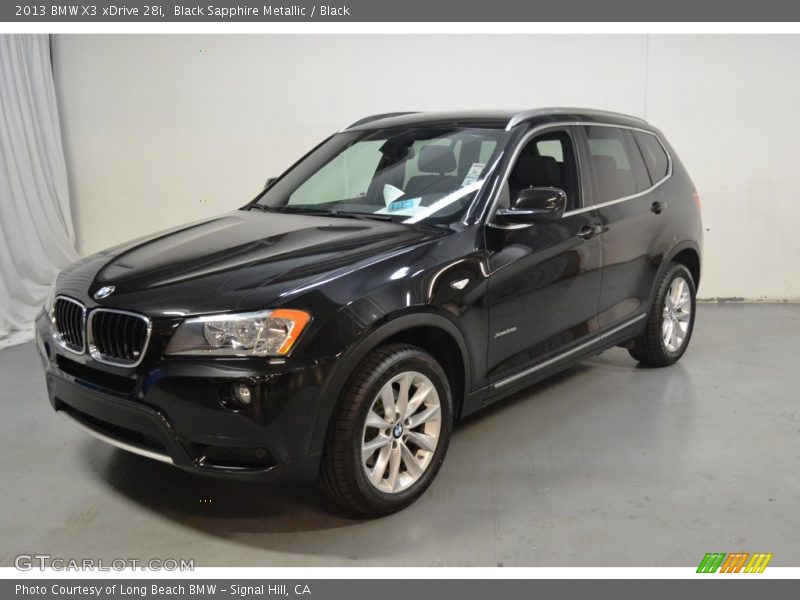 Black Sapphire Metallic / Black 2013 BMW X3 xDrive 28i