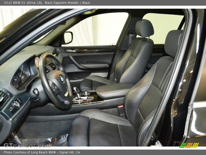 Black Sapphire Metallic / Black 2013 BMW X3 xDrive 28i
