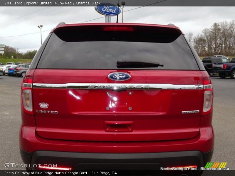 Ruby Red / Charcoal Black 2015 Ford Explorer Limited