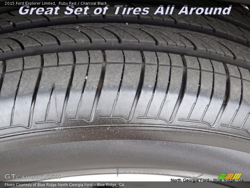 Ruby Red / Charcoal Black 2015 Ford Explorer Limited