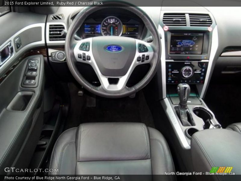 Ruby Red / Charcoal Black 2015 Ford Explorer Limited