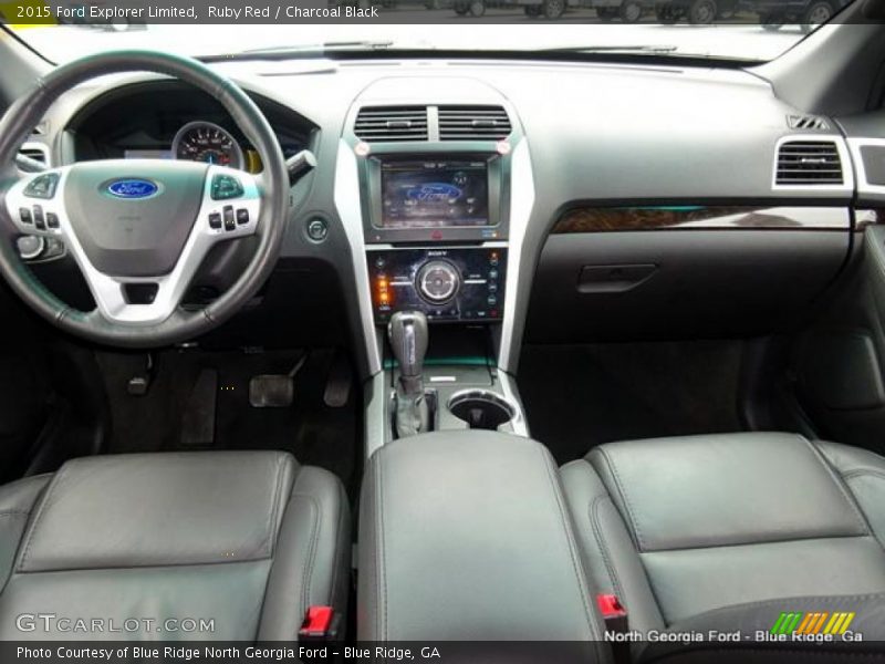 Ruby Red / Charcoal Black 2015 Ford Explorer Limited