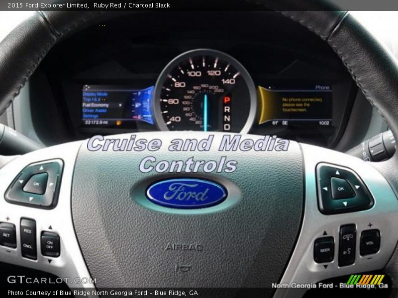 Ruby Red / Charcoal Black 2015 Ford Explorer Limited