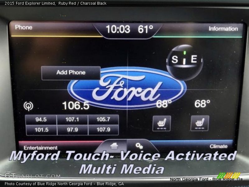 Ruby Red / Charcoal Black 2015 Ford Explorer Limited