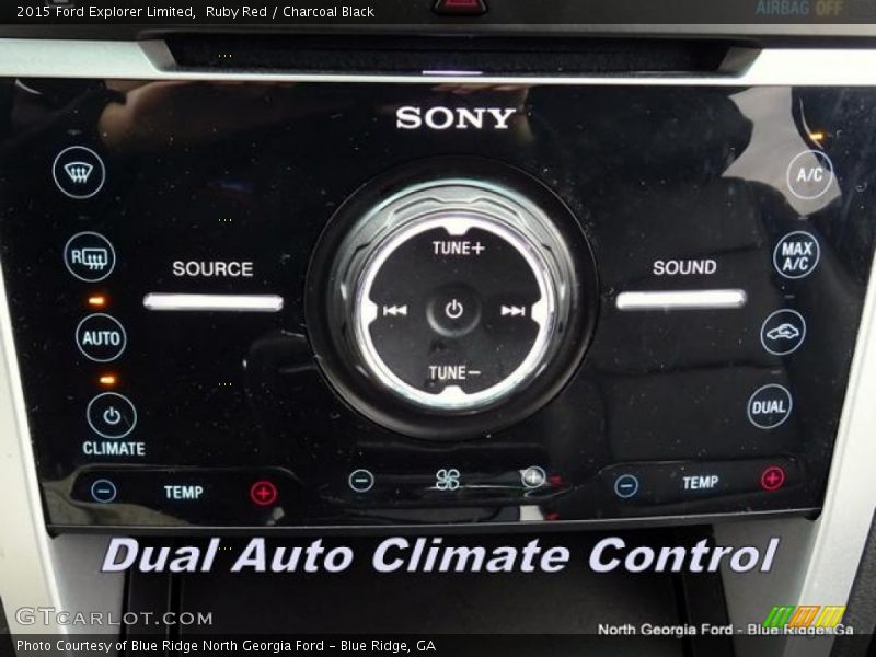 Ruby Red / Charcoal Black 2015 Ford Explorer Limited