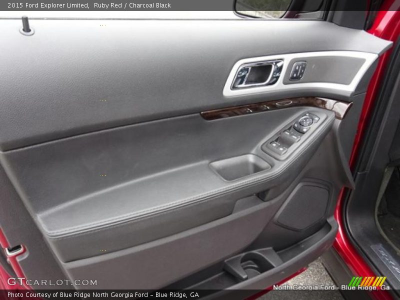Ruby Red / Charcoal Black 2015 Ford Explorer Limited