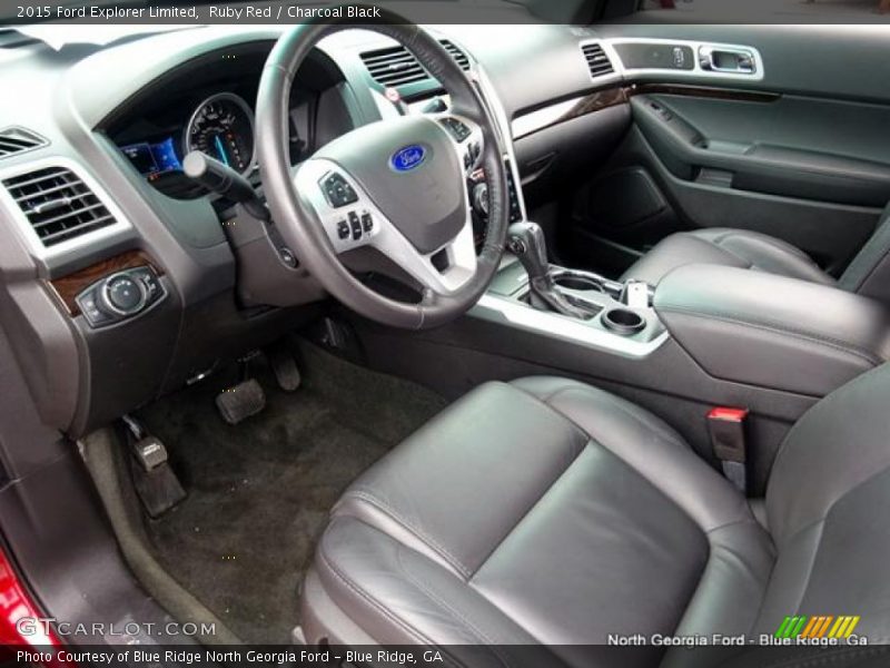 Ruby Red / Charcoal Black 2015 Ford Explorer Limited