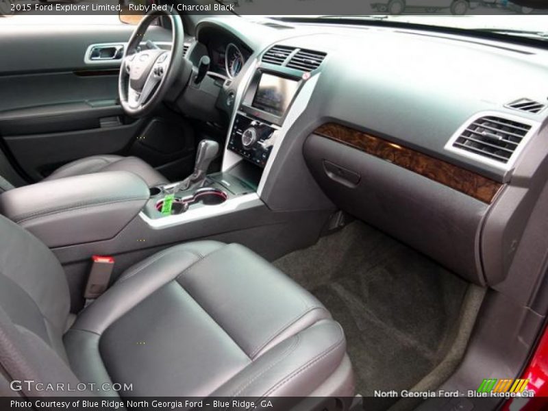 Ruby Red / Charcoal Black 2015 Ford Explorer Limited