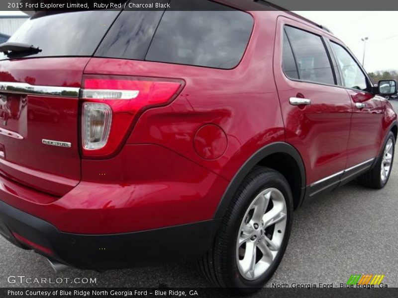 Ruby Red / Charcoal Black 2015 Ford Explorer Limited