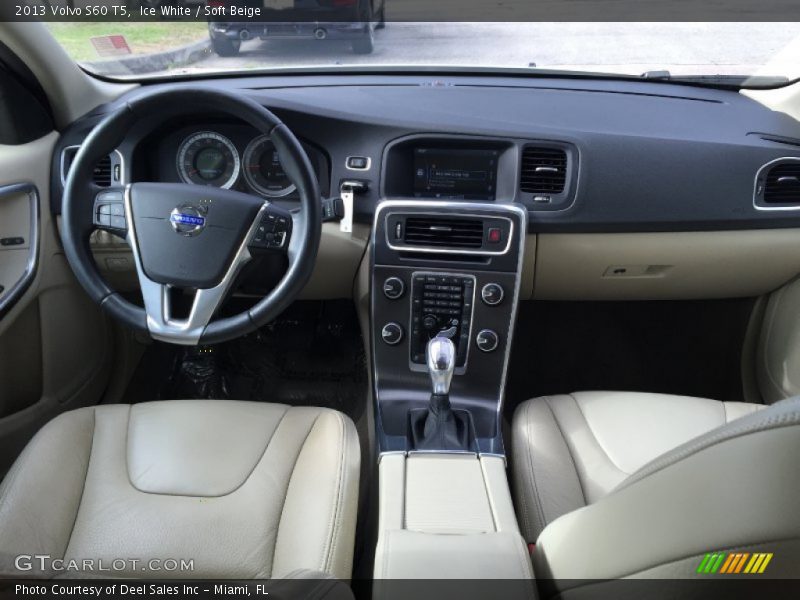 Ice White / Soft Beige 2013 Volvo S60 T5