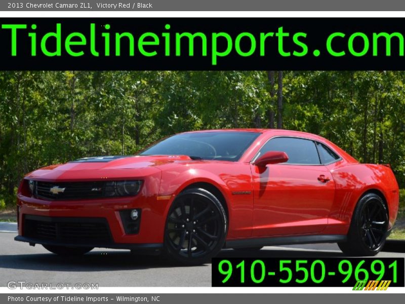 Victory Red / Black 2013 Chevrolet Camaro ZL1