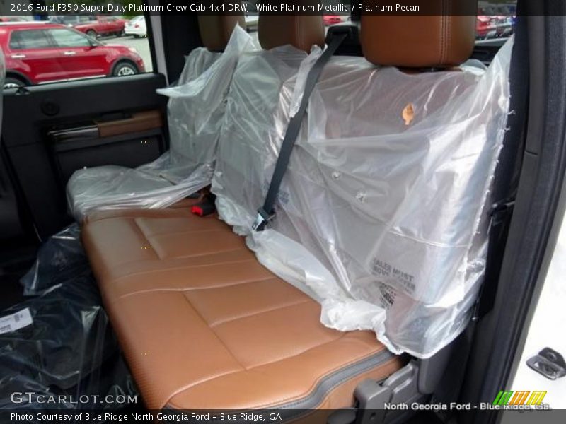 White Platinum Metallic / Platinum Pecan 2016 Ford F350 Super Duty Platinum Crew Cab 4x4 DRW