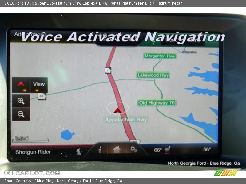 White Platinum Metallic / Platinum Pecan 2016 Ford F350 Super Duty Platinum Crew Cab 4x4 DRW